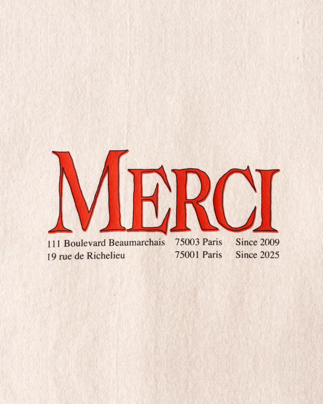 Merci - MC T-shirt - Ecru
