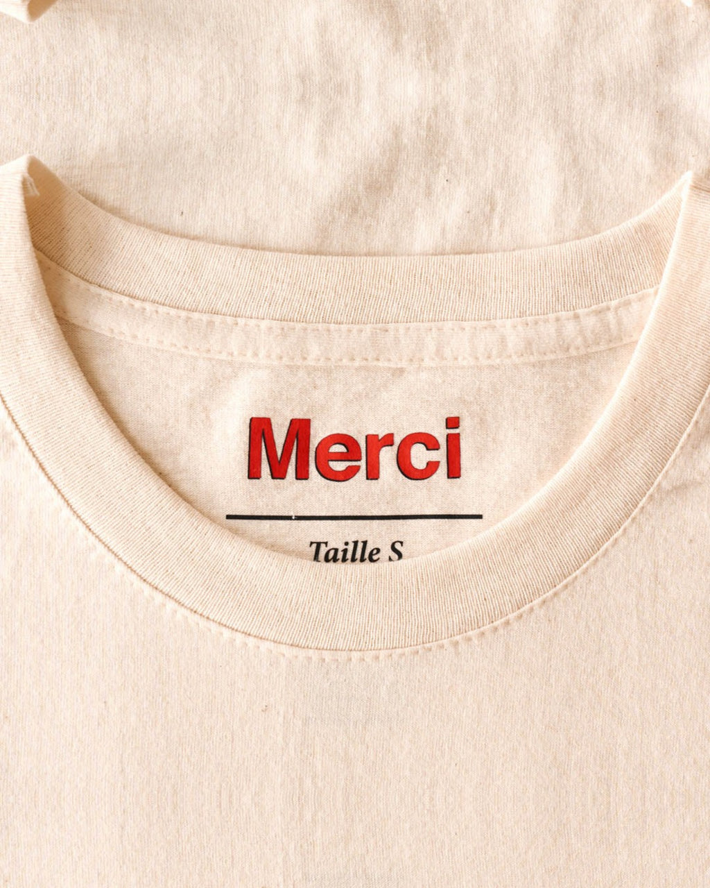 Merci - MC T-shirt - Ecru