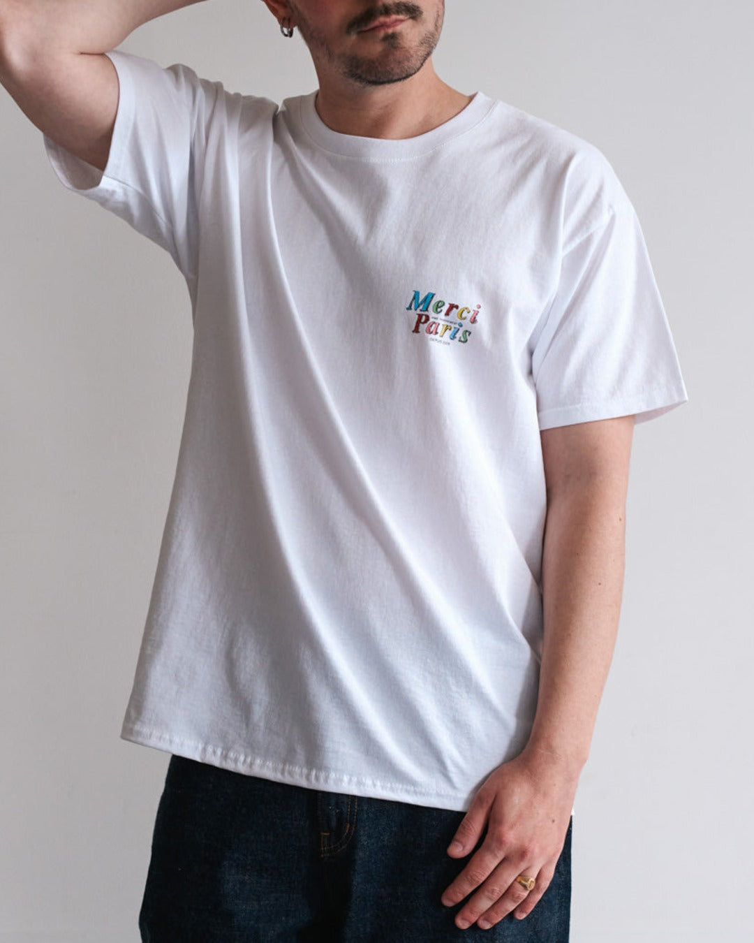 Merci - MC Aime T-shirt - White