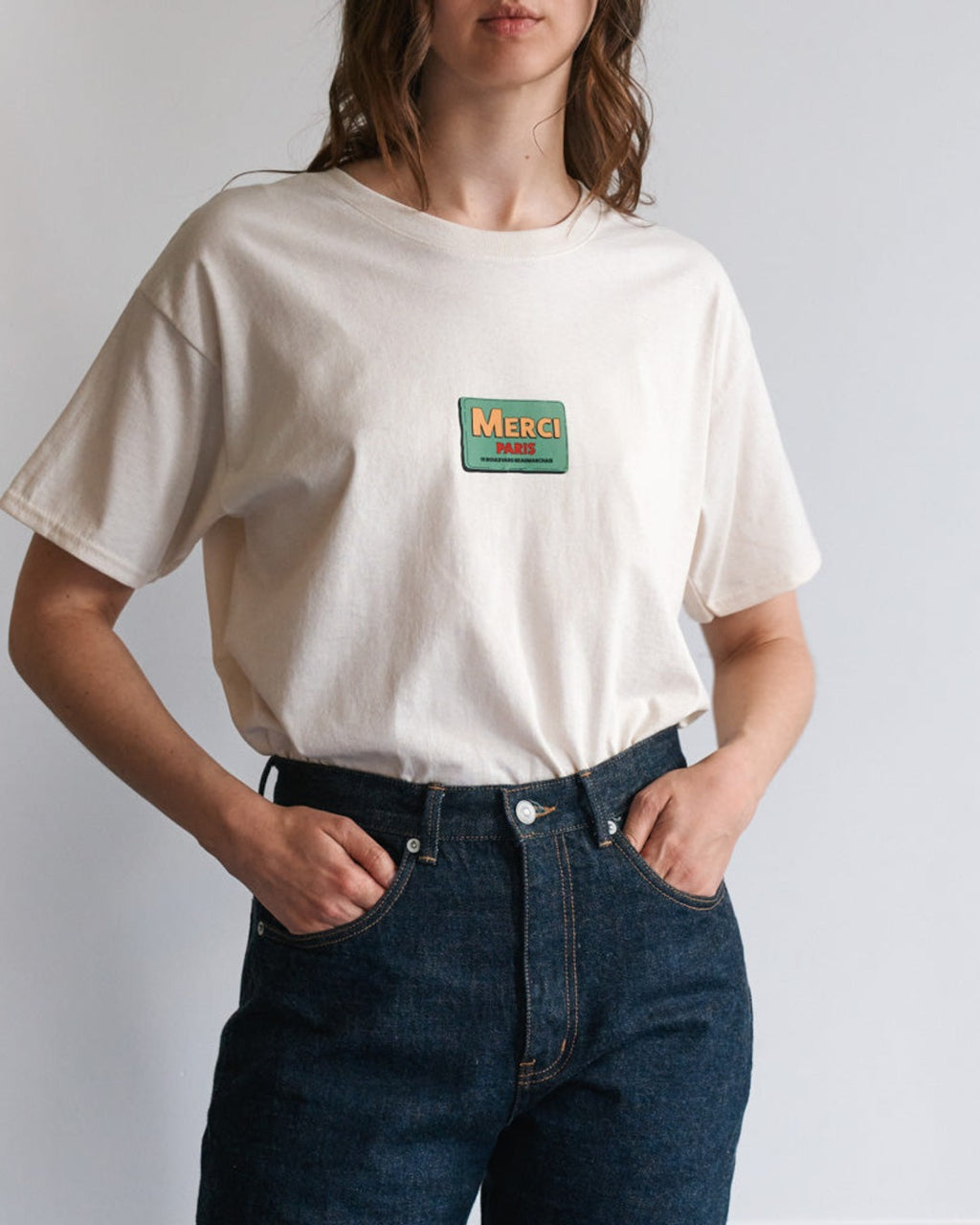 Merci - T-Shirt Mc Conserve Merci - Ecru