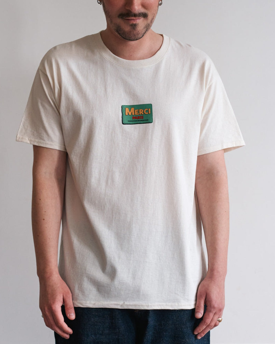 Merci - MC Conserve T-shirt - Ecru