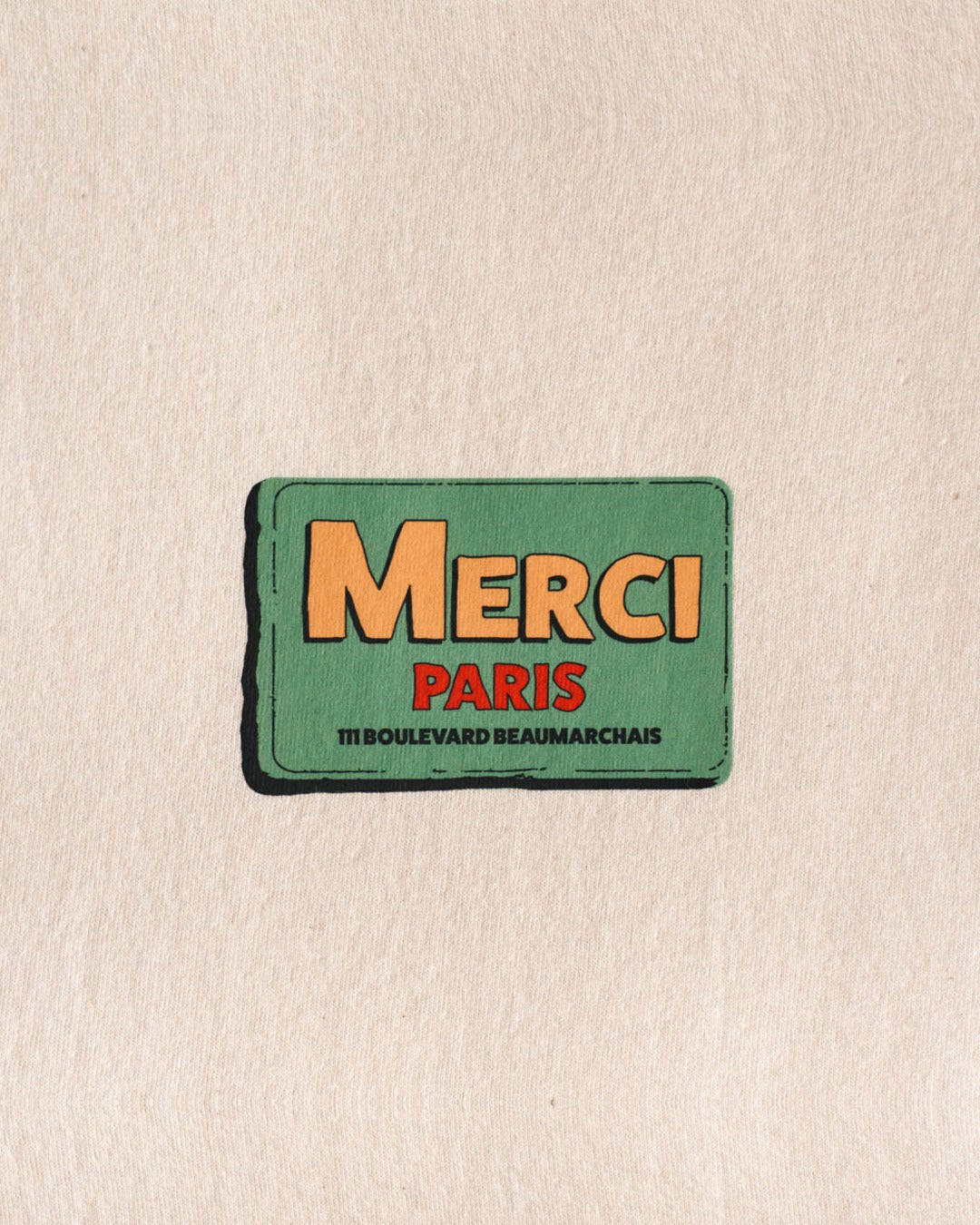 Merci - T-Shirt Mc Conserve Merci - Ecru