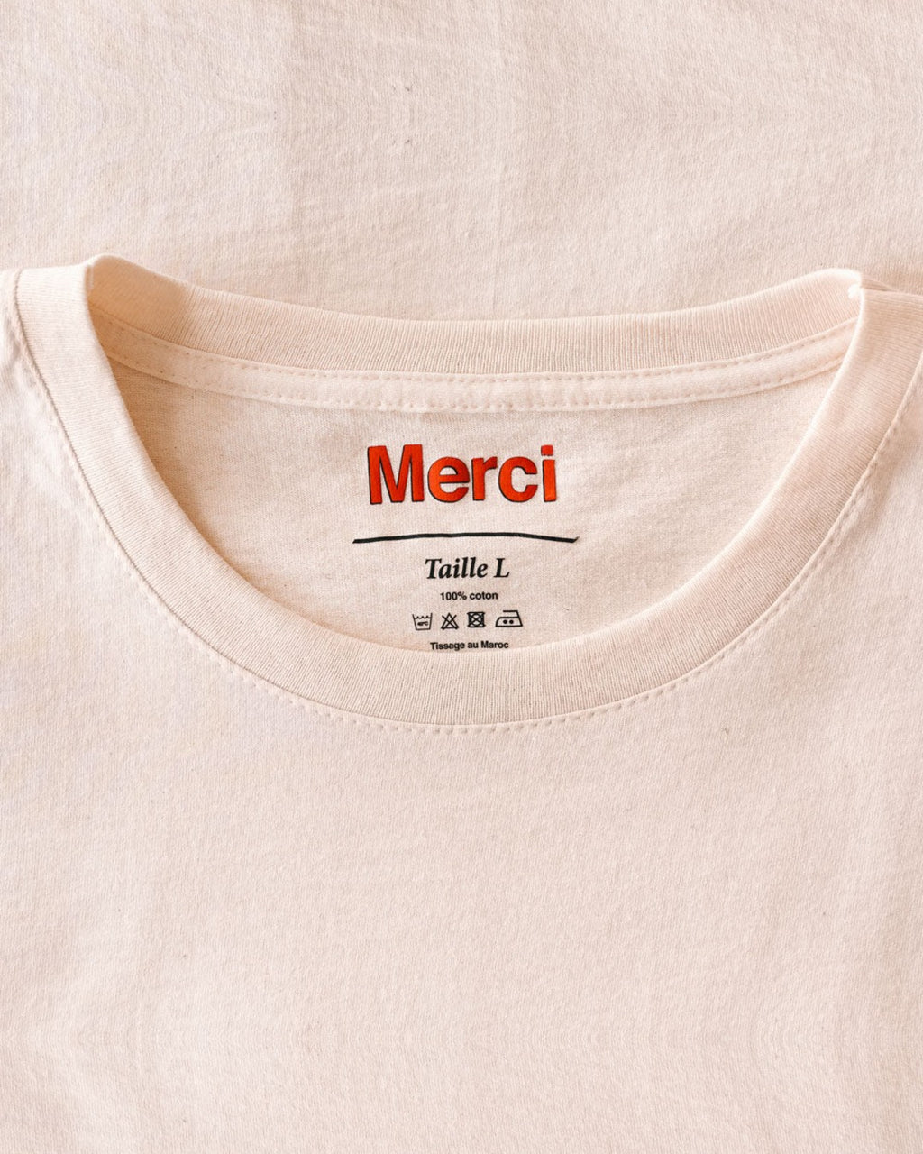 Merci - T-Shirt Mc Conserve Merci - Ecru