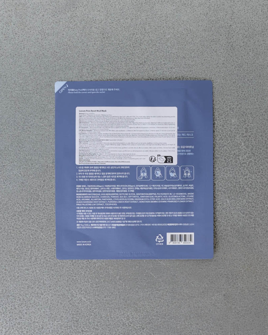 Luvum - Masque En Gel Argile Anti-Pores