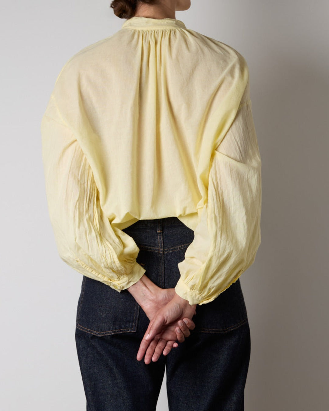 Merci - Chemise Victoria - Jaune Pale