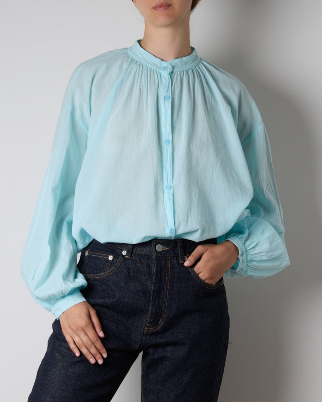 Merci - Chemise Victoria - Bleu