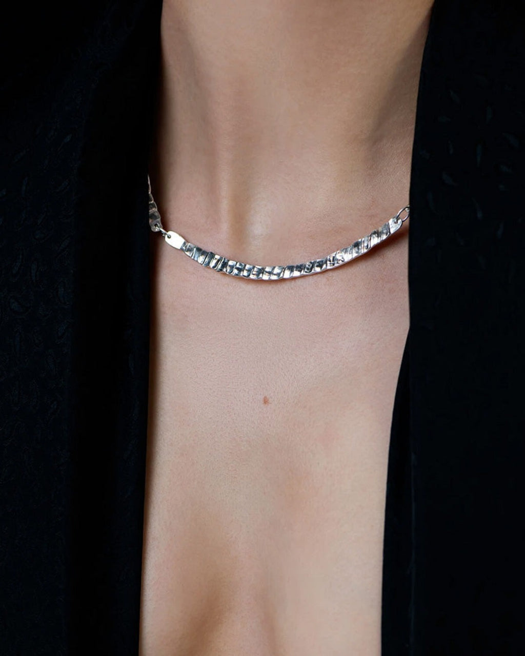 Tweek Eek - Collier Gray Flex - Argent