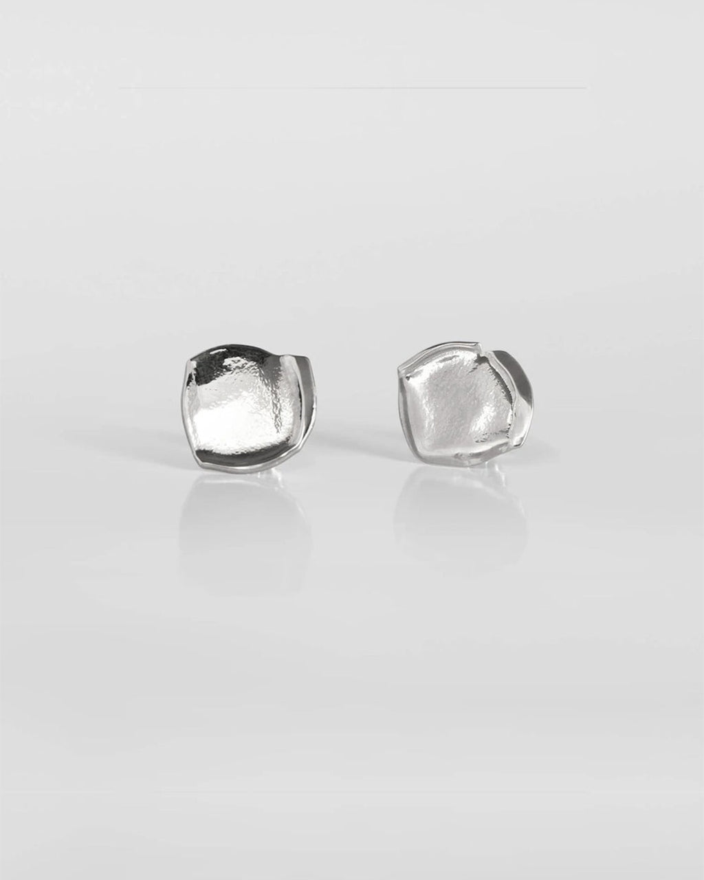 Tweek Eek - Boucles D'Oreilles Mirr Rectangle S - Argent