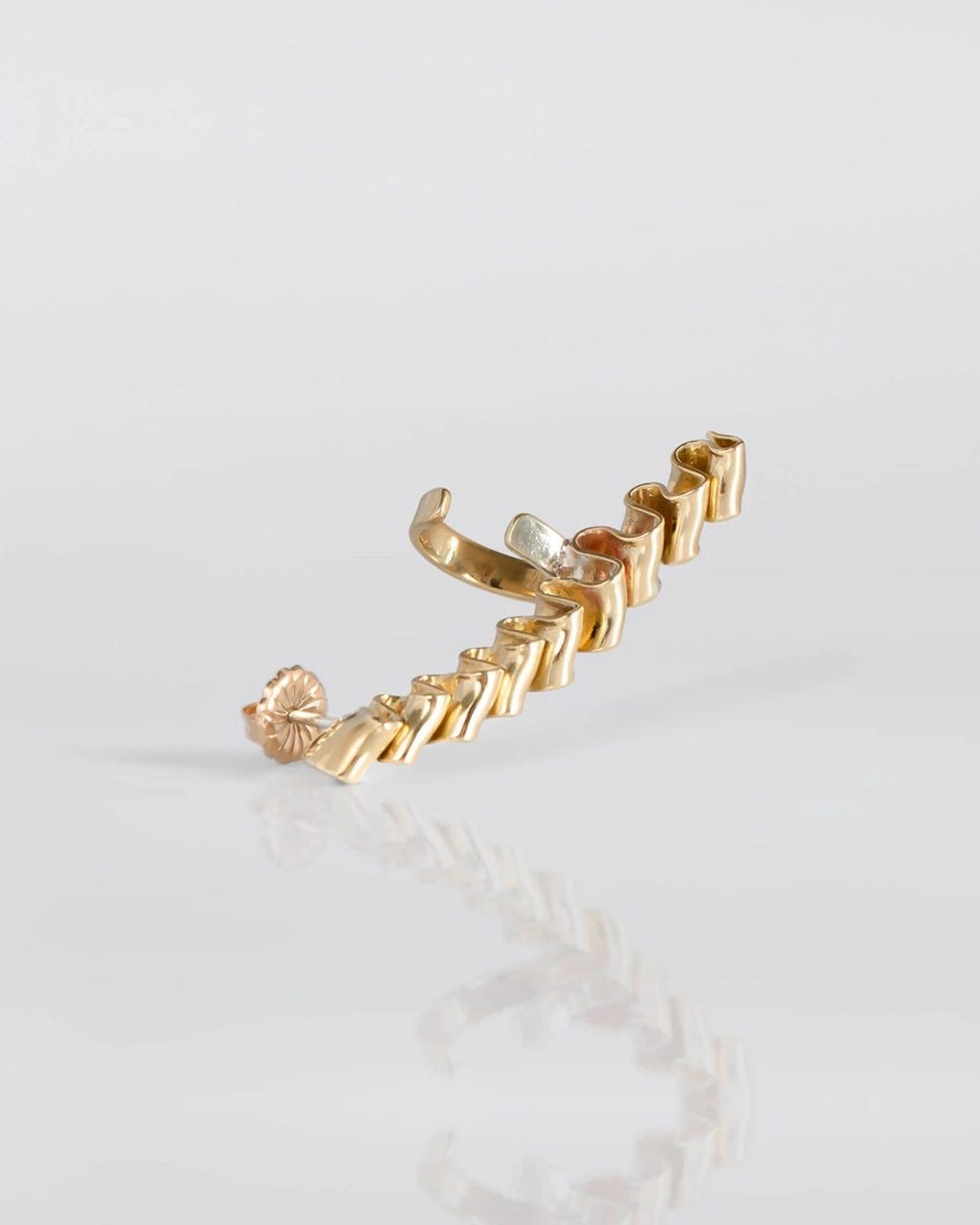 Tweek Eek - Boucles D'Oreilles Mirr Wave Earcuff - Or