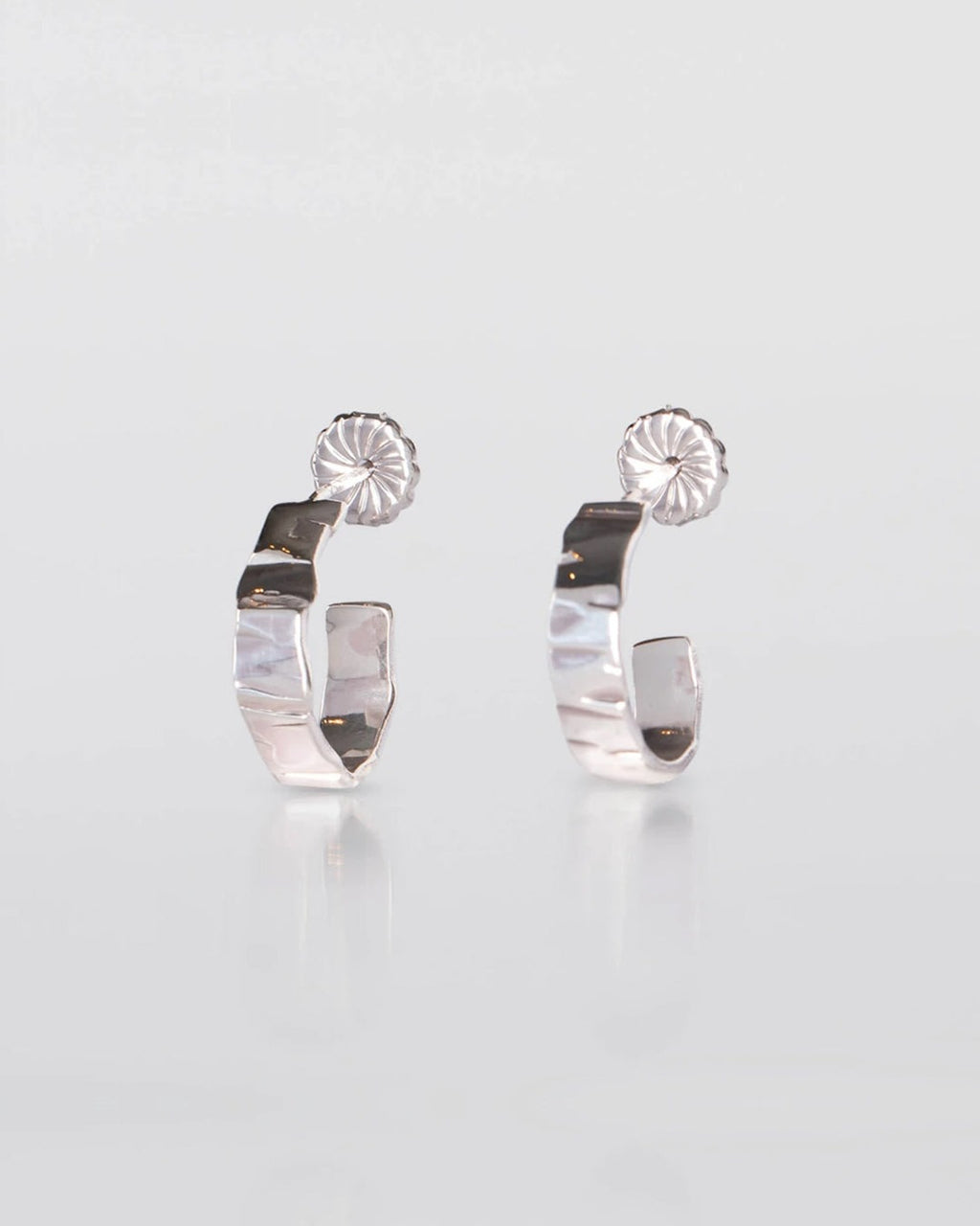 Tweek Eek - Boucles D'Oreilles Gray Loops Ss - Argent