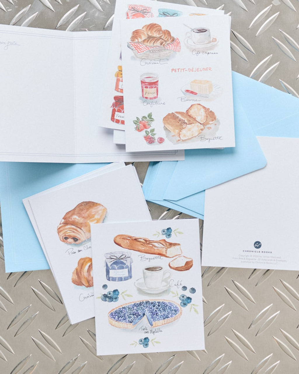 New Mags - Livre De Cartes Postales Brie & Baguettes Carte Enveloppe