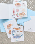 New Mags - Livre De Cartes Postales Brie & Baguettes Carte Enveloppe