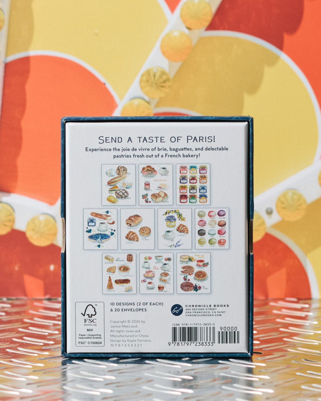 New Mags - Livre De Cartes Postales Brie & Baguettes Carte Enveloppe
