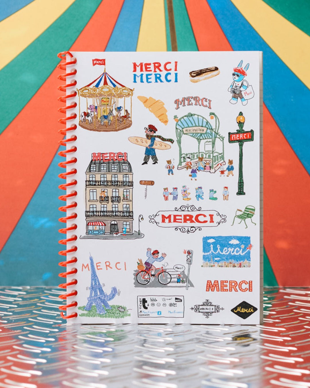 Merci x Shia Mcshia - Carnet À Spirales