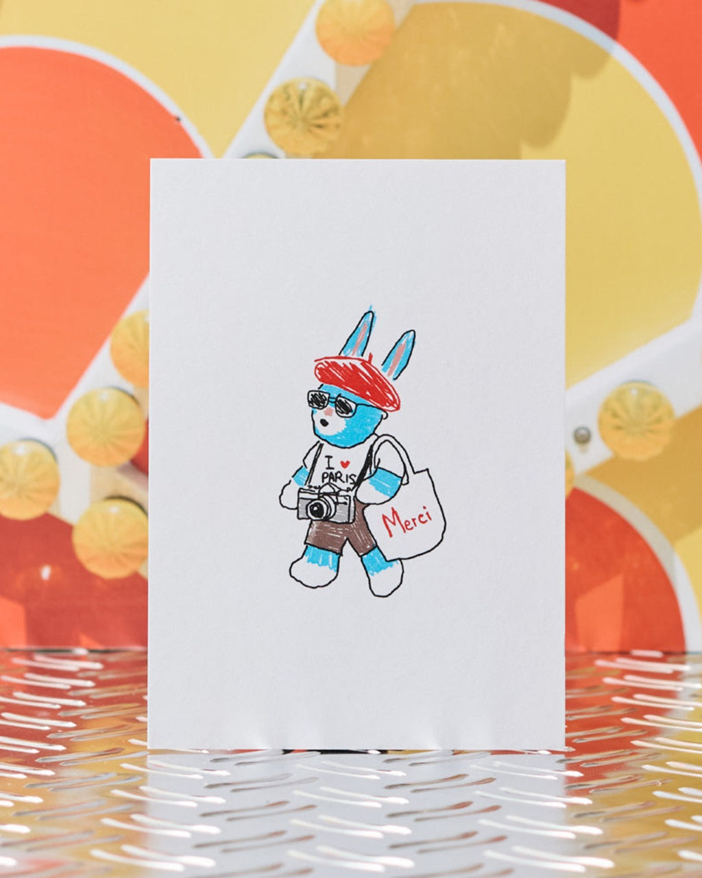 Merci x Shia Mcshia - Tourist Postcard
