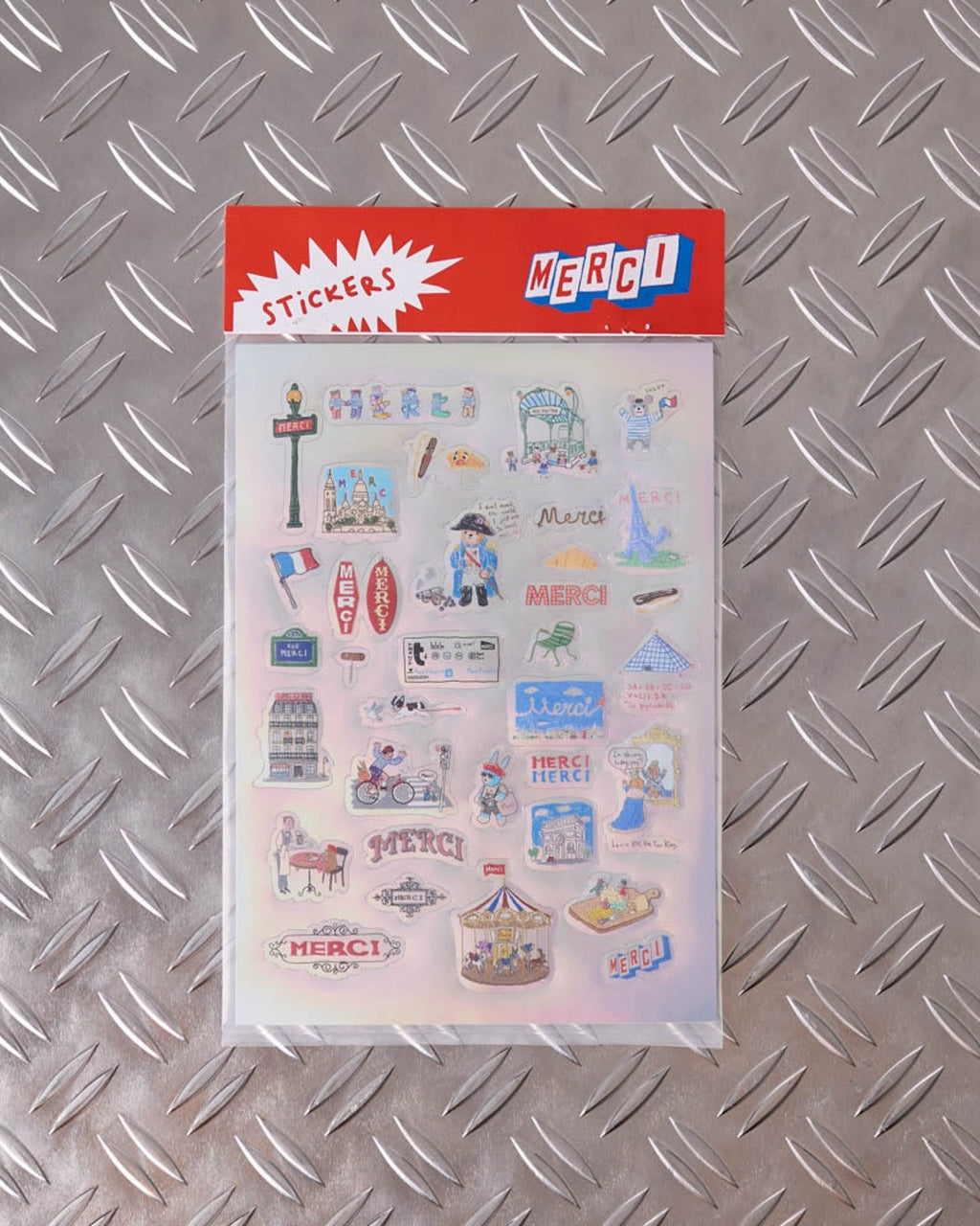 Merci x Shia Mcshia - Paris Souvenir Stickers
