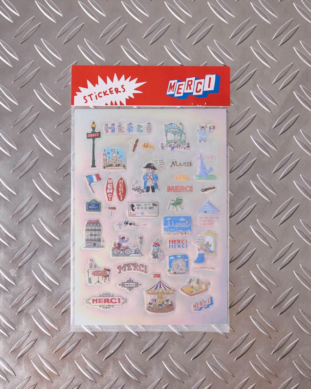 Merci x Shia Mcshia - Stickers Souvenir De Paris