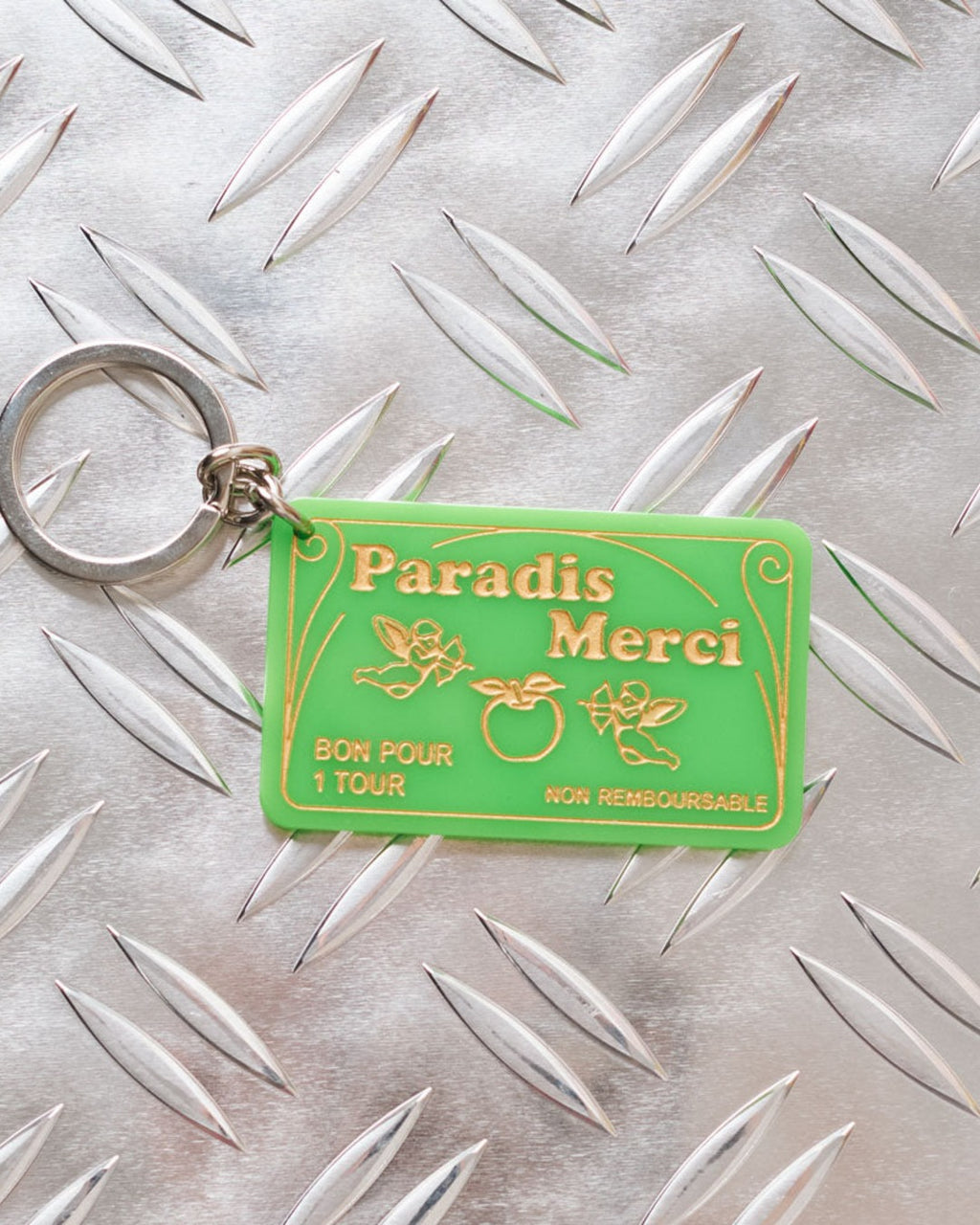Merci x Shia Mcshia - Carousel Token Keychain - Green