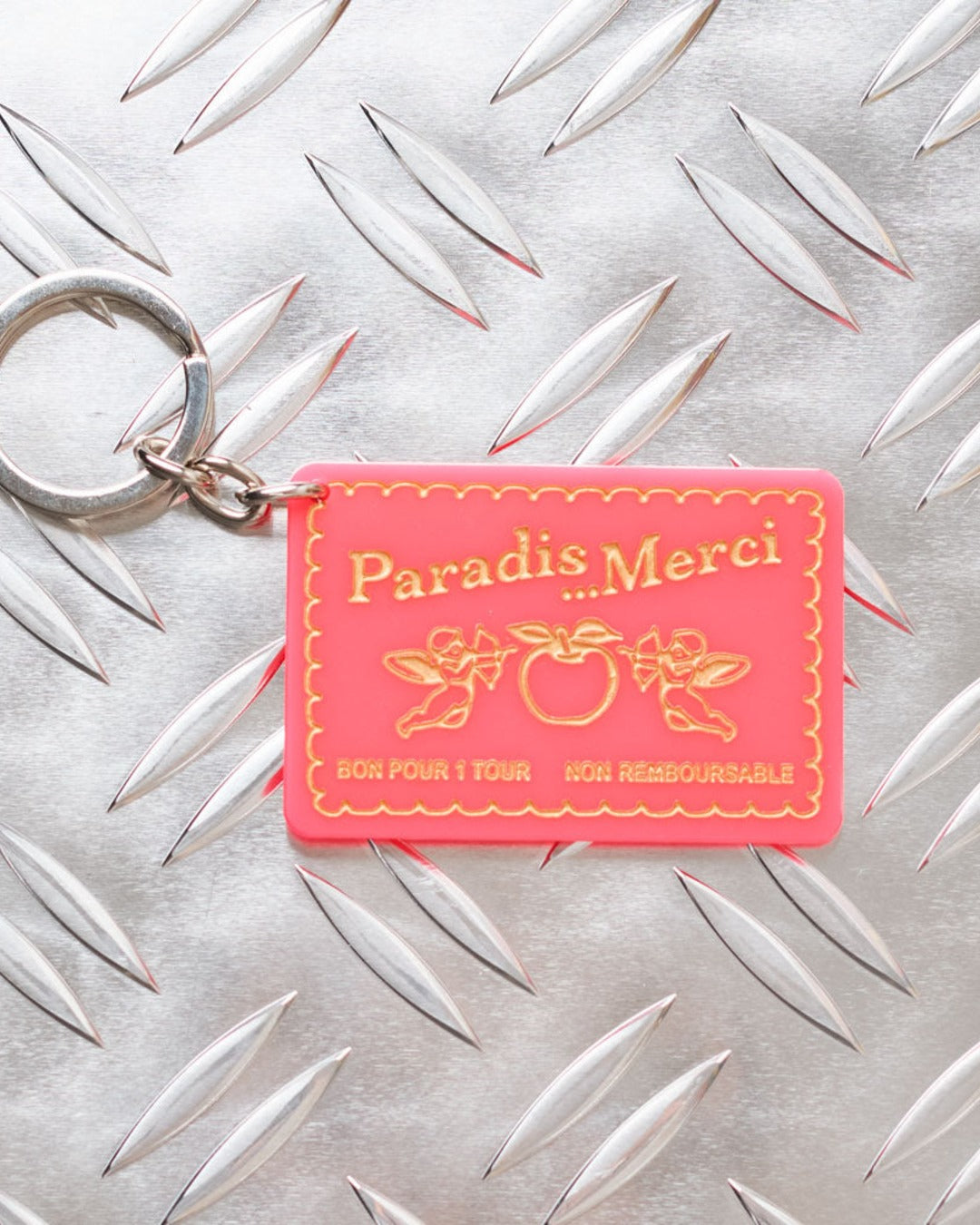Merci x Shia Mcshia - Carousel Token Keychain - Pink