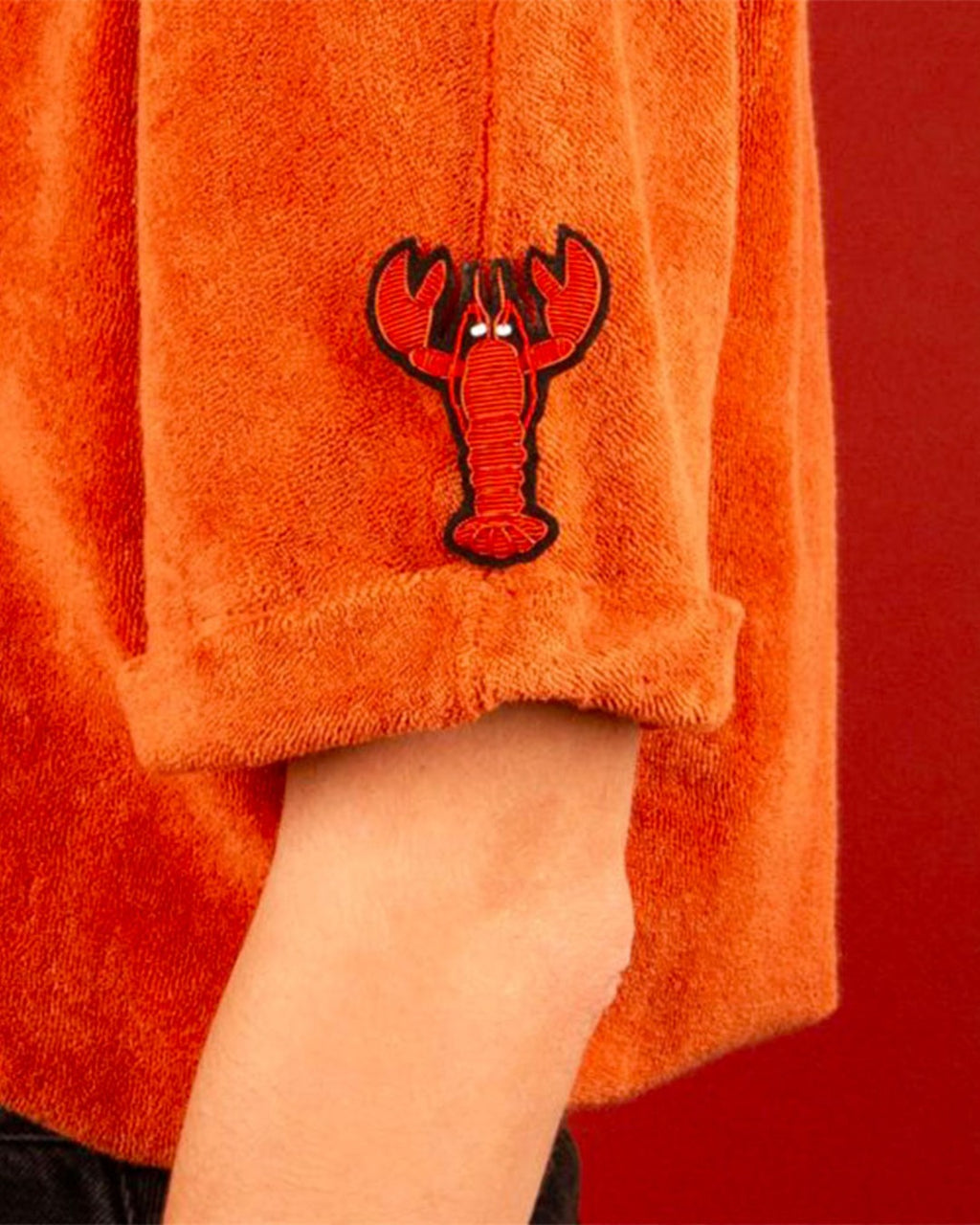 Macon & Lesquoy - Broche Homard Orange