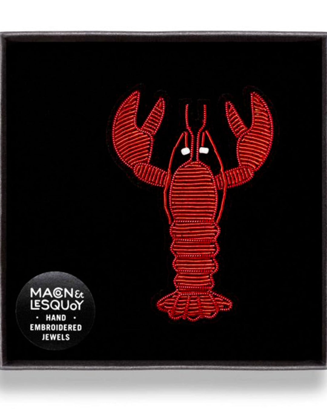 Macon & Lesquoy - Broche Homard Orange
