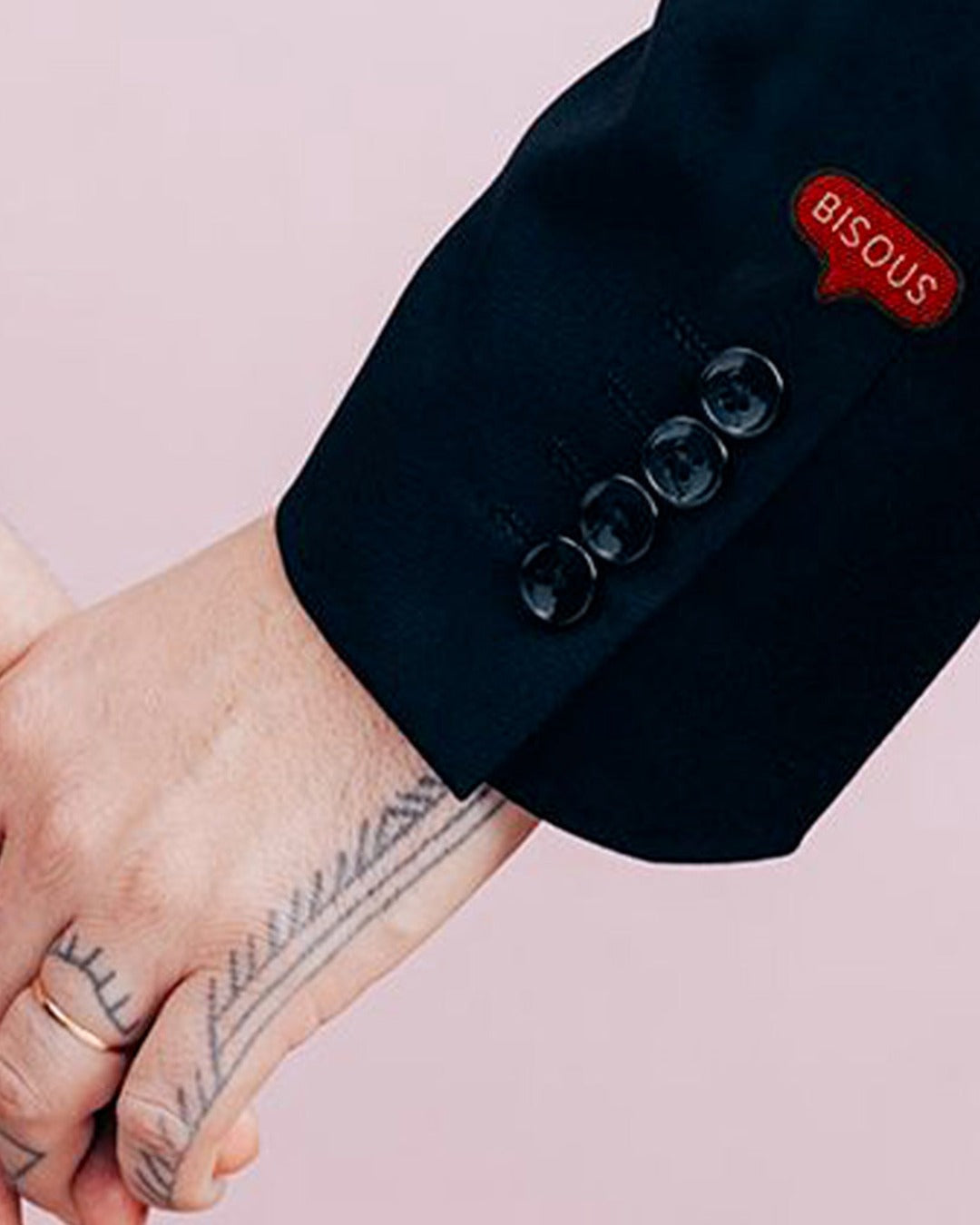 Macon & Lesquoy - Broche Bisous Rouge