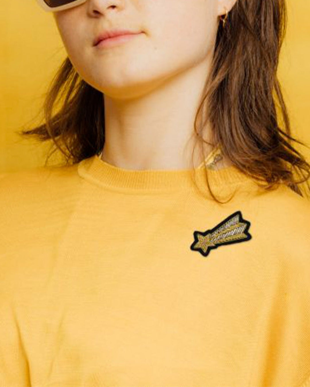 Macon & Lesquoy - Broche Etoile Filante Or