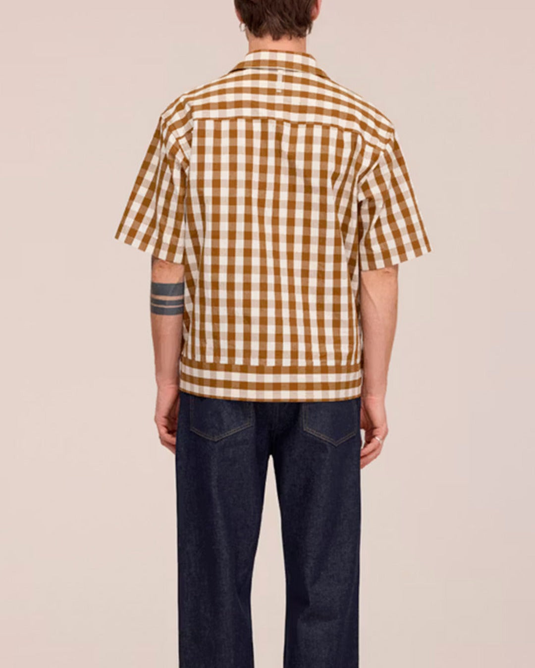 Nn07 - Reed Overshirt - Brown Check
