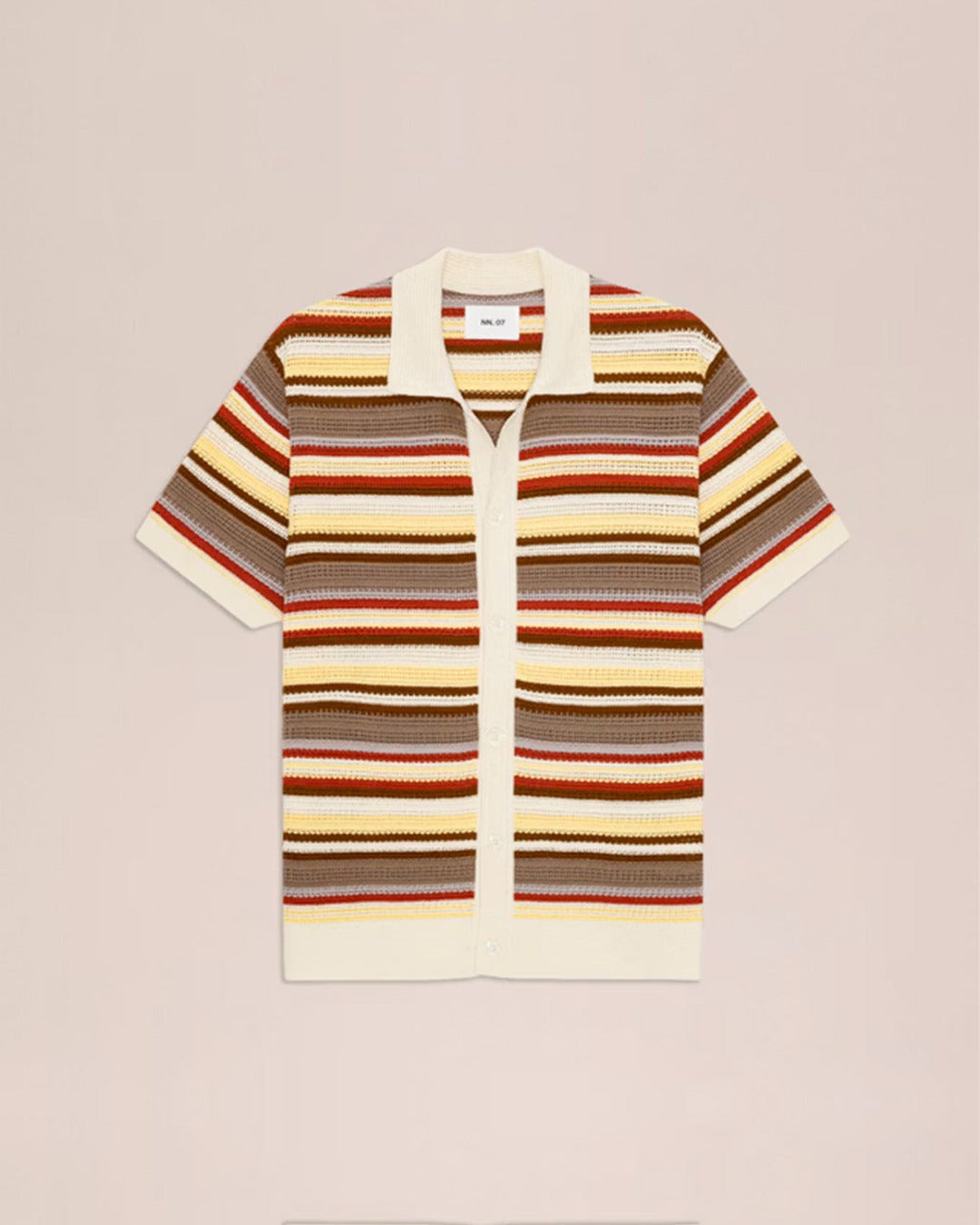 Nn07 - Lars Polo Cardigan - Ivory