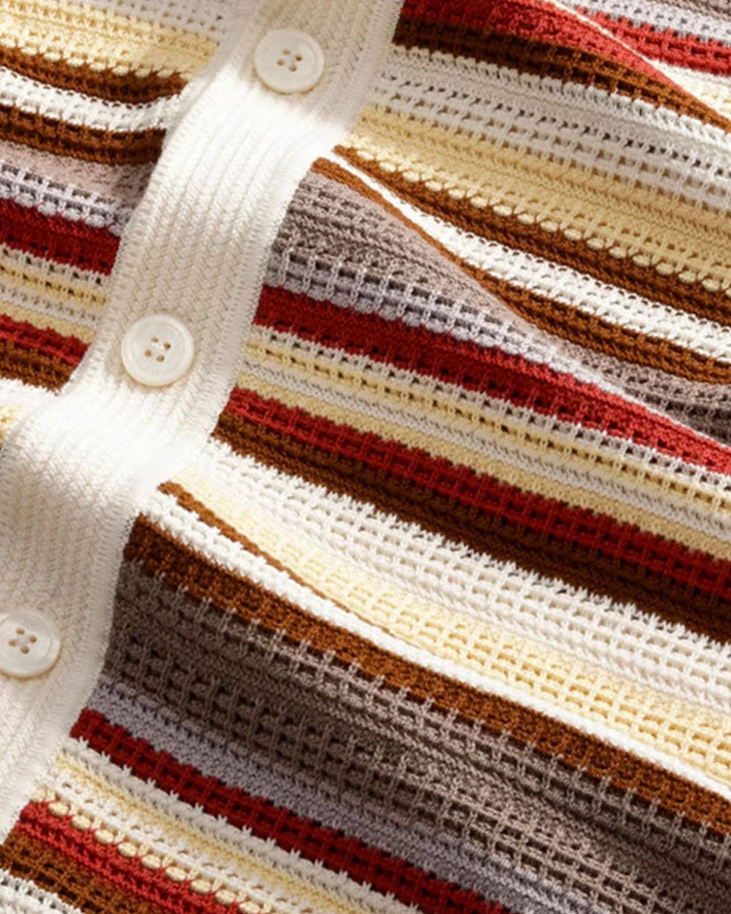 Nn07 - Lars Polo Cardigan - Ivory