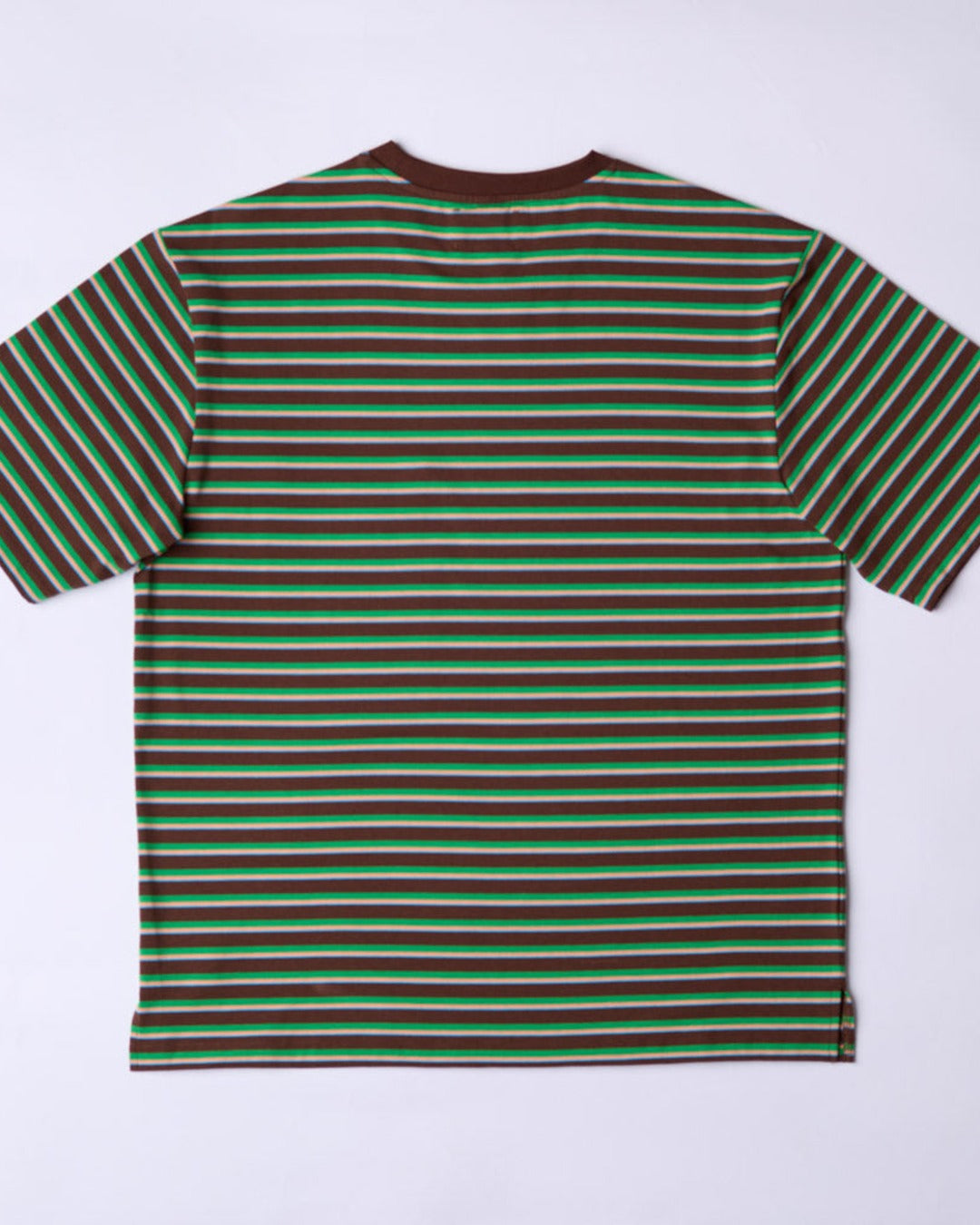 Merci - Vadim Striped T-Shirt - Brown & Green