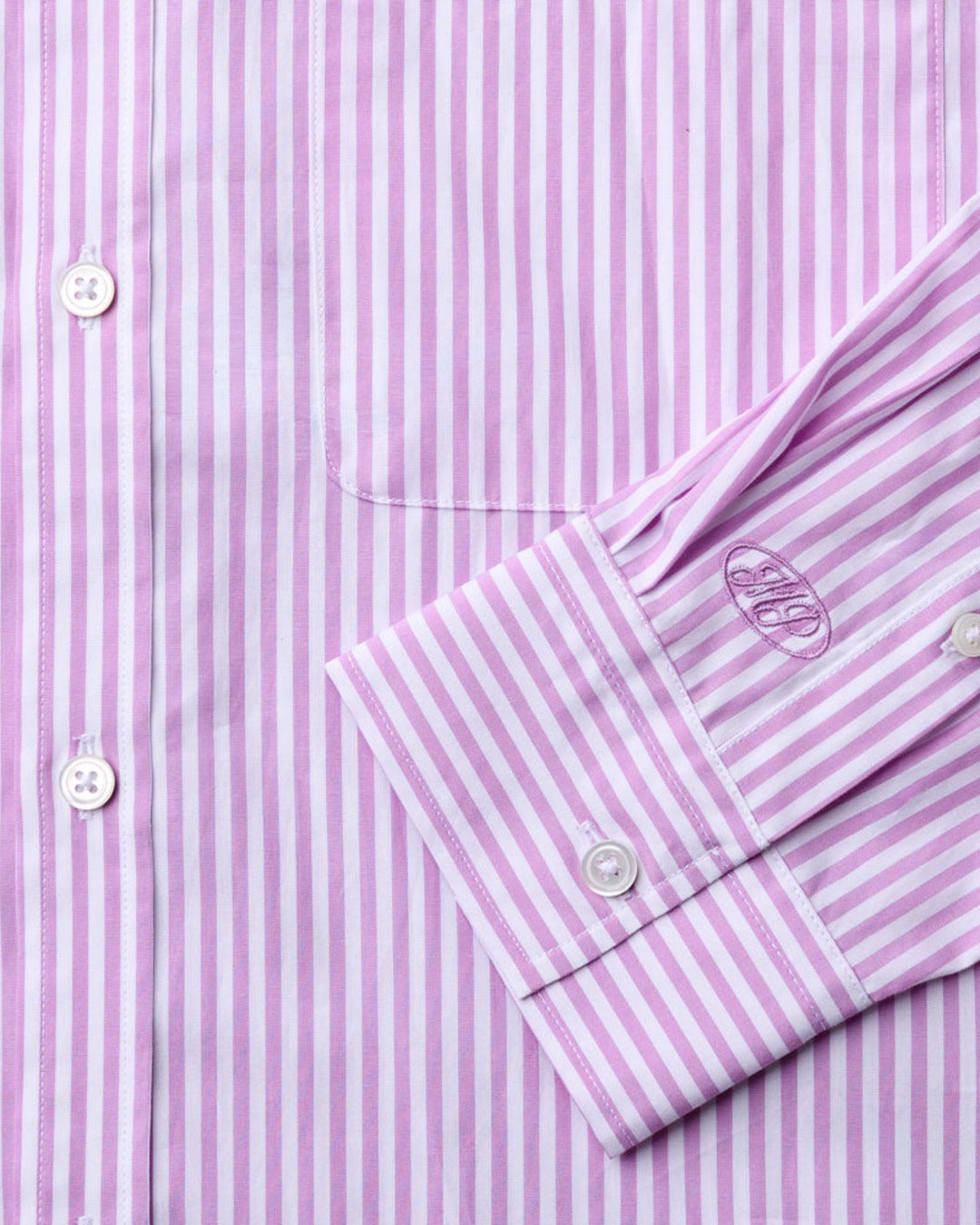 Merci - Sacha Rayé Shirt - Mauve