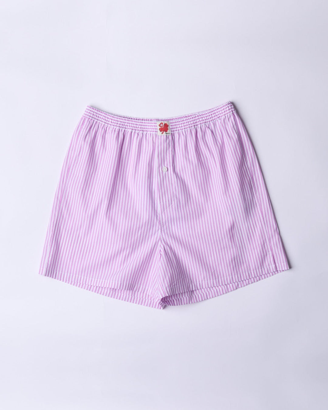Merci - Short Jude Rayé - Mauve