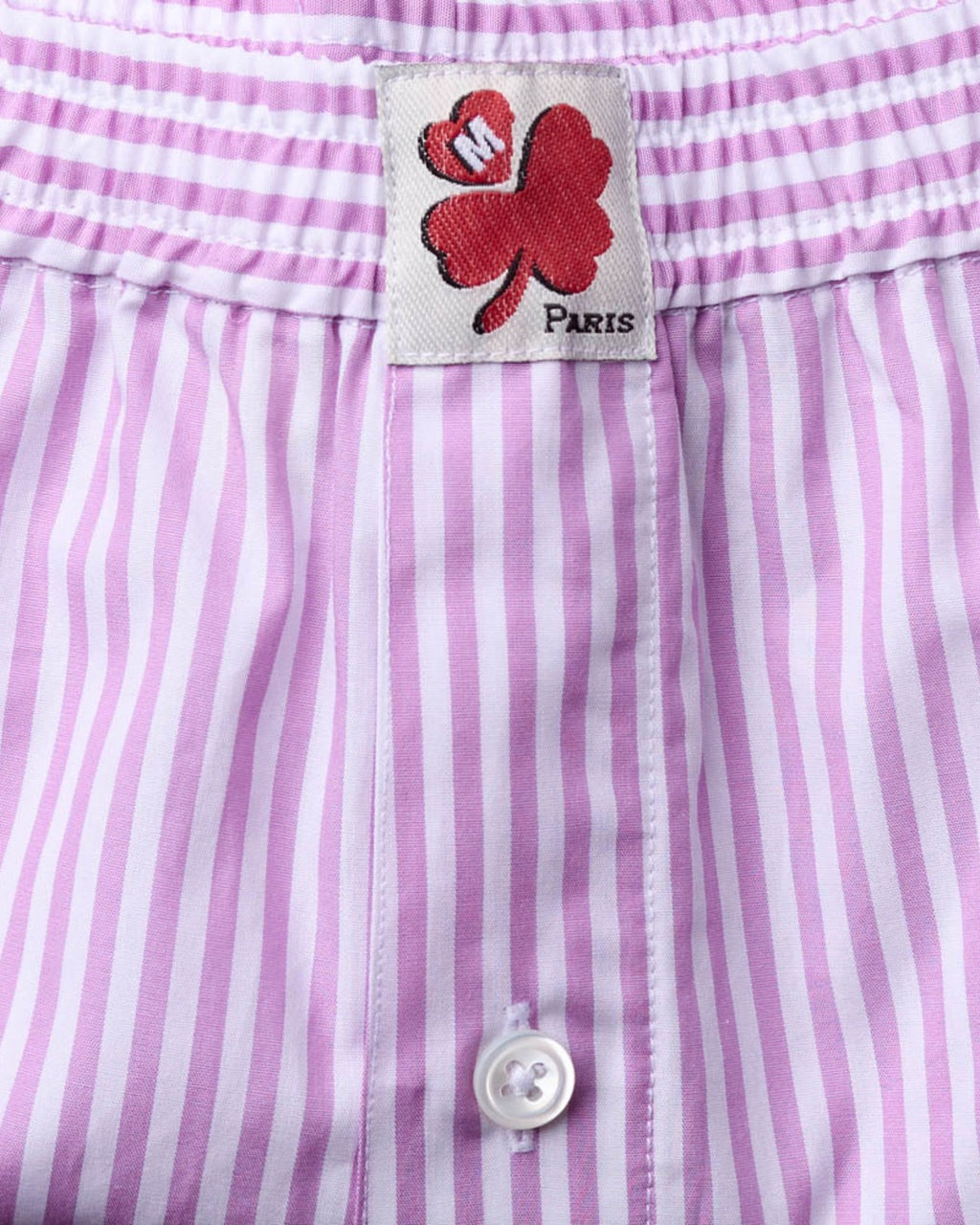 Merci - Short Jude Rayé - Mauve