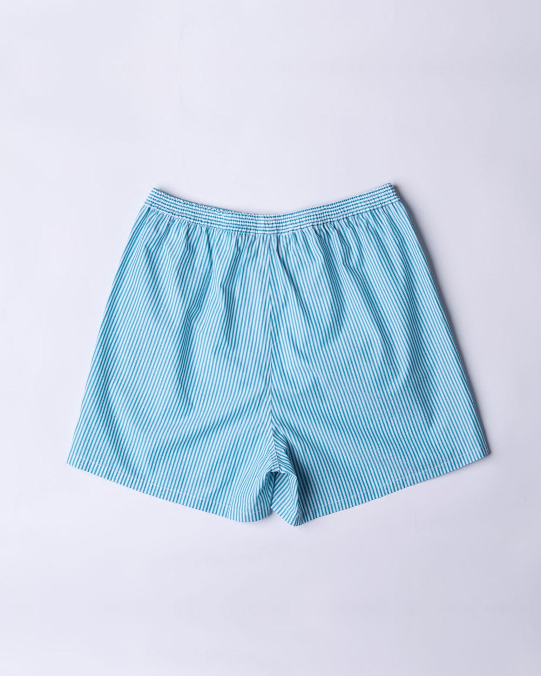 Merci - Short Jude Rayé - Turquoise