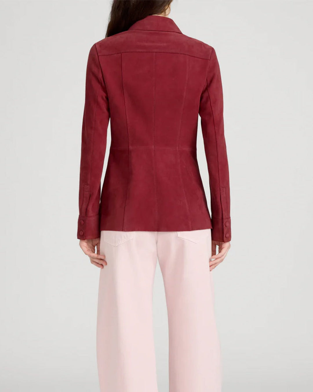 Frame - Chemise Suede - Garnet