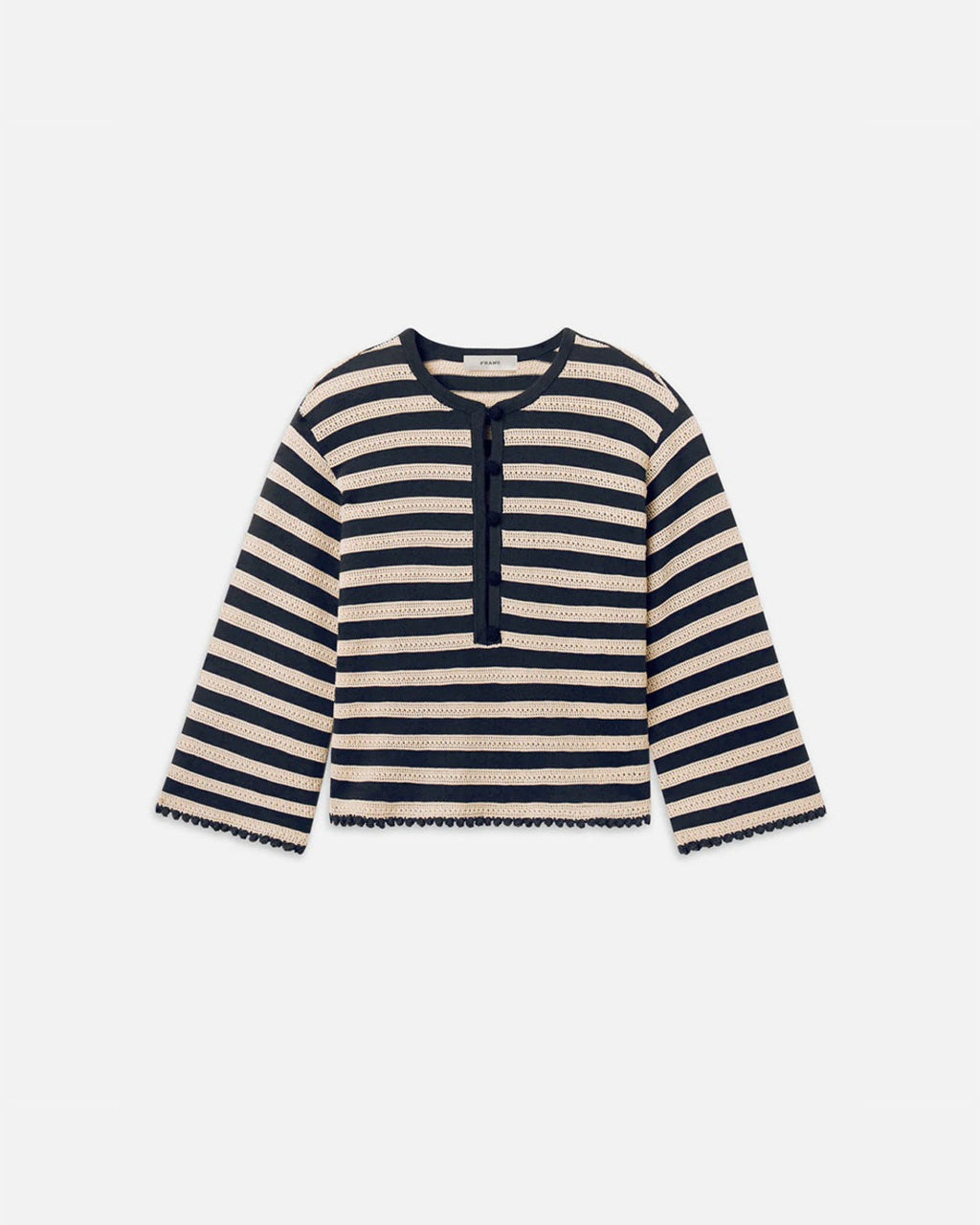 Frame - Pull Captain - Crème & Marine
