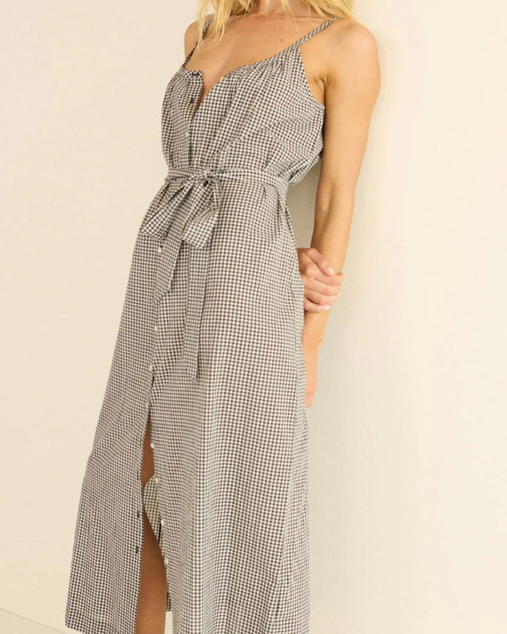 Dôen - Robe Nevita - Noir Gingham