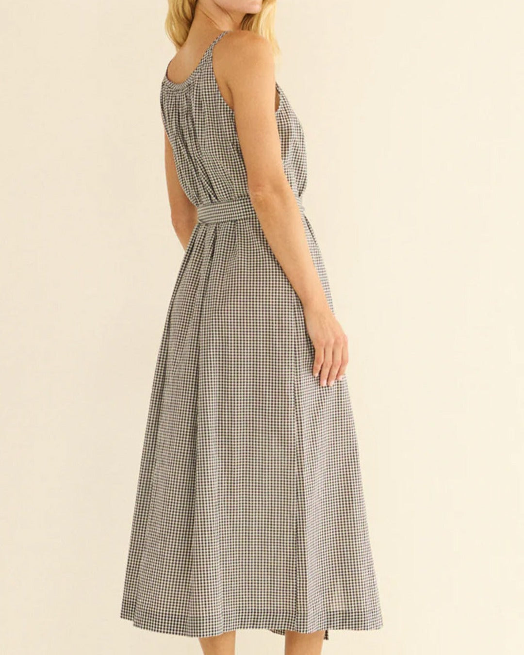 Dôen - Robe Nevita - Noir Gingham