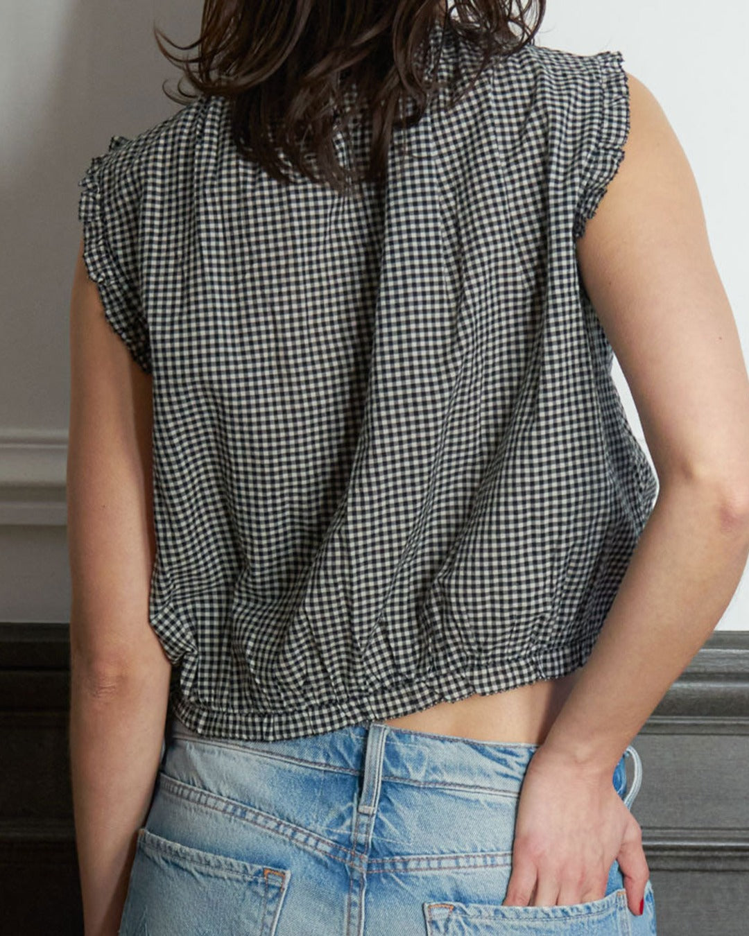 Dôen - Top Traveler - Noir Gingham