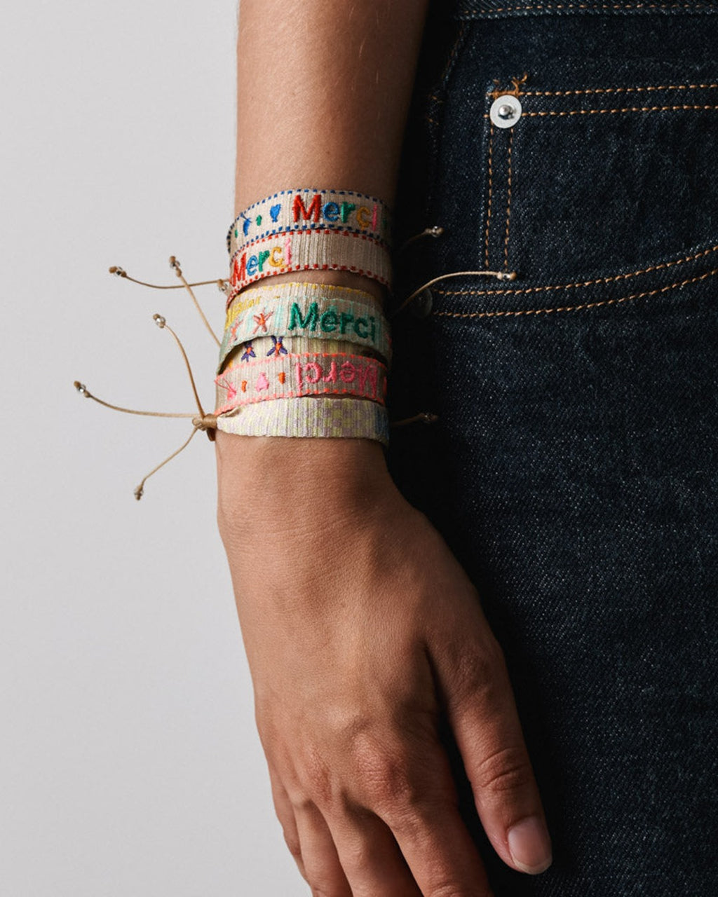 Merci x Guanabana - Guanabana x Merci - Heart Bracelet - Blue