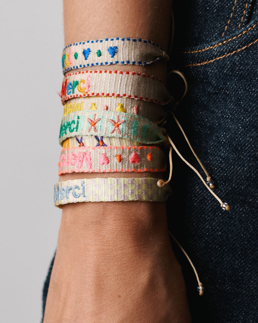 Merci x Guanabana - Guanabana x Merci - Heart Bracelet - Pink