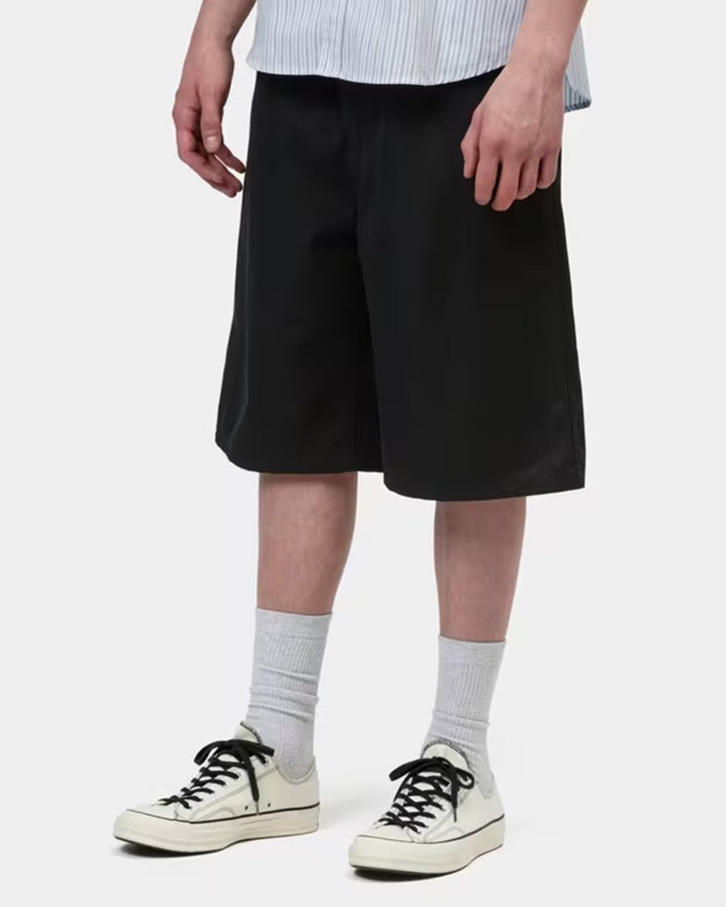 Carhartt Wip - Short Brader - Noir Délavé