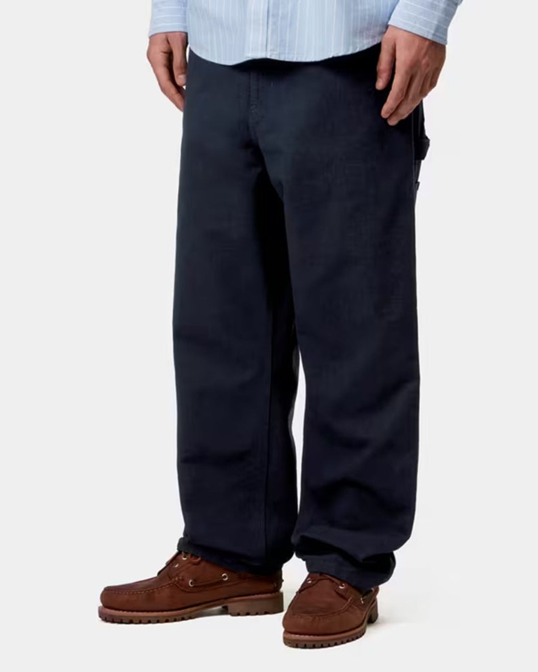 Carhartt Wip - Pantalon Single Knee - Marine Foncé