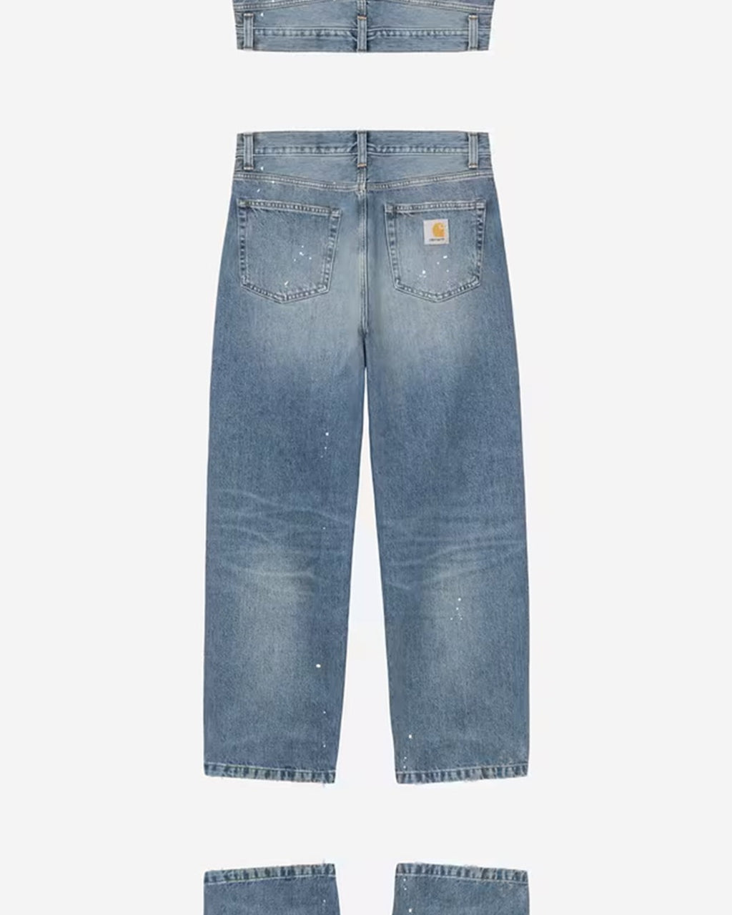 Carhartt Wip - Jeans Landon - Blue Destroy Wash