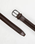 Anderson’S - Ceinture Tressée - Marron