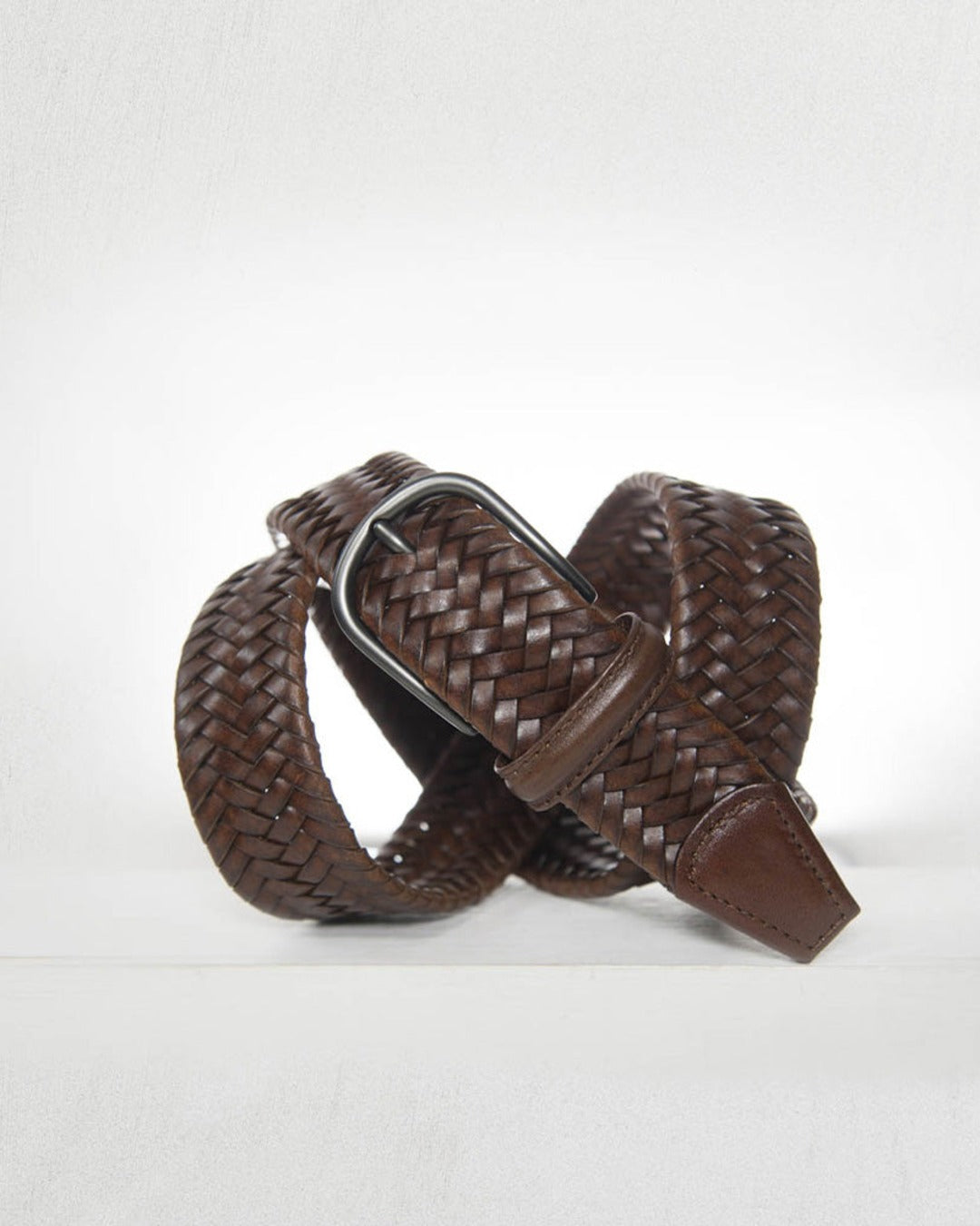 Anderson’S - Braided belt - Brown