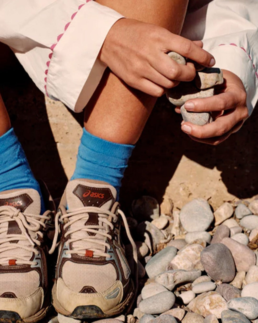 Beck Sondergaard - Chaussettes Anglaisia Cotta - Bleu Regatta