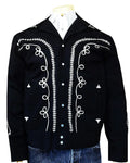 Rockmount - Veste Western Bolero - Noir & Blanc