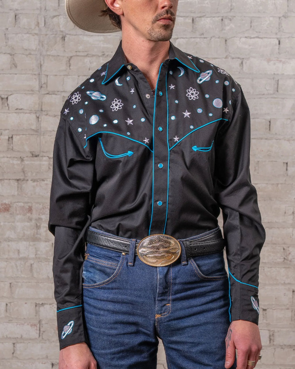Rockmount - Chemise Out Of This World Western - Noir